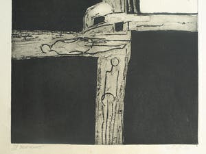 Rien van den Brink - Ets en aquatint , Drie-Kwart - 1976 kopen? Bied vanaf 25!