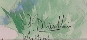 Piet Braakhuis - Aquarel, Westhoek - Ingelijst kopen? Bied vanaf 20!