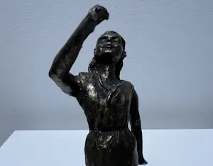 Corry Ammerlaan - Bronzen sculptuur | Genieten kopen? Bied vanaf 20!