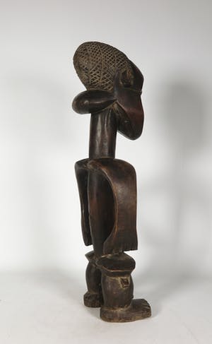 Zande - Hout, Voorouderbeeld staande figuur kopen? Bied vanaf 1!