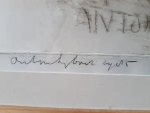 Anton Heyboer - Reusachtige ingekleurde ets "The Women Tuch" 1985 kopen? Bied vanaf 275!