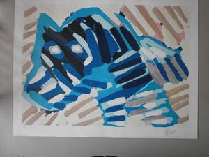 Karel Appel - ten [6] bulldog kopen? Bied vanaf 1!