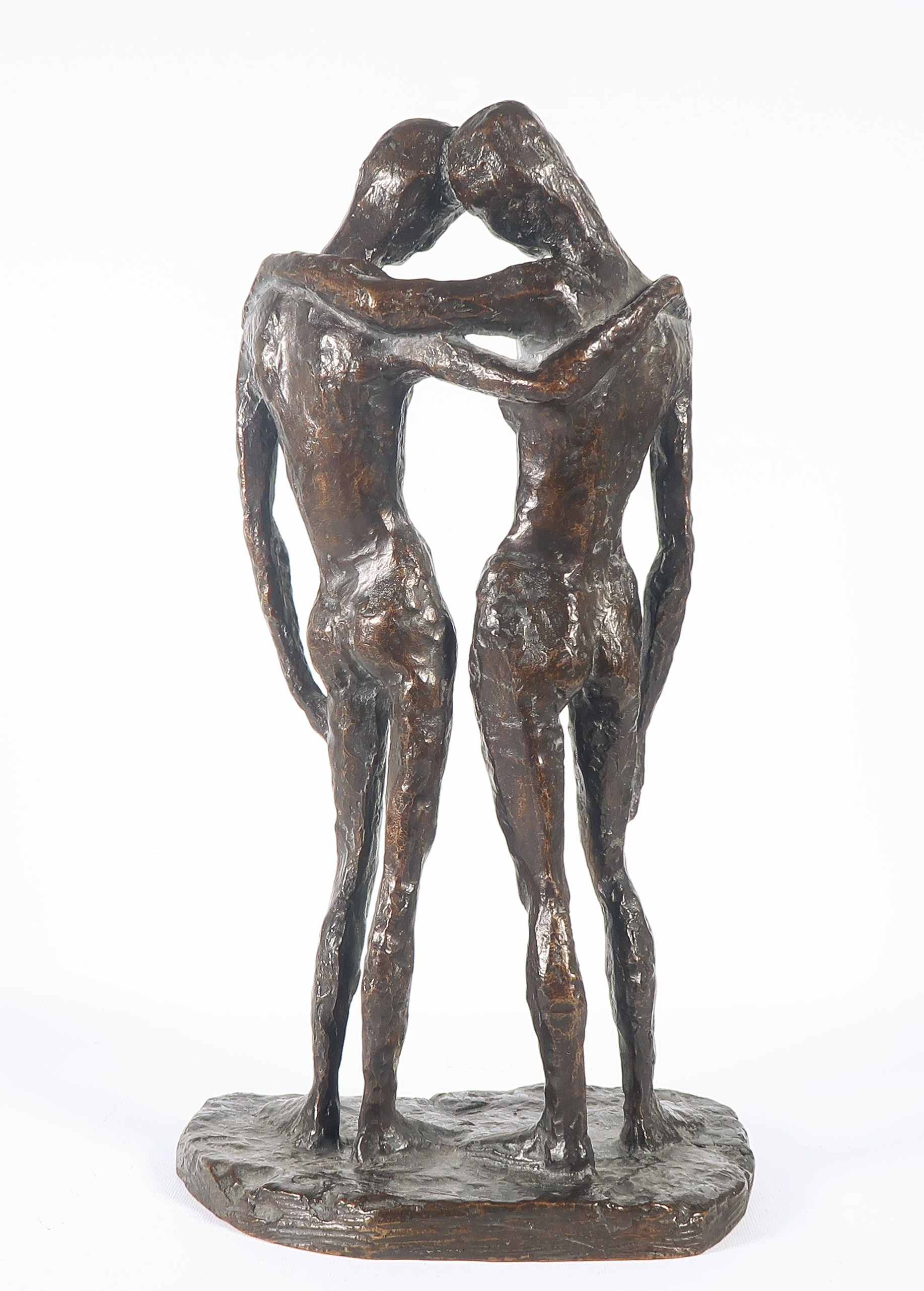 Wessel Couzijn - Bronzen beeld, Adam en Eva kopen? Bied vanaf 1200!