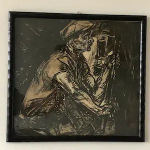 Jan Toorop - De mijnwerker kopen? Bied vanaf 1!