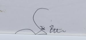 Franscz Witte - Acryl op papier, Model - Ingelijst kopen? Bied vanaf 1!