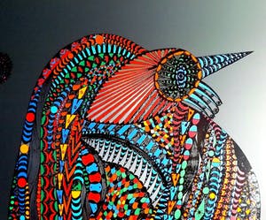 Ovadia Alkara - silver foil bird kopen? Bied vanaf 15!