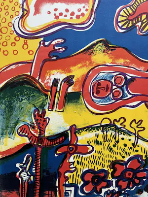 Jan Cobbaert - Litho 'compositie met vrouw' kopen? Bied vanaf 245!