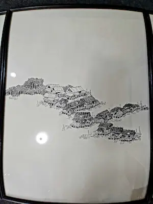 Niet of onleesbaar gesigneerd - Dorpje in Azië. kopen? Bied vanaf 1!