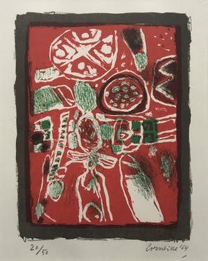 Corneille - kleurrijke litho uit de portfolio ‘Saisons’ - 1964 - oplage 50 - ingelijst kopen? Bied vanaf 325!