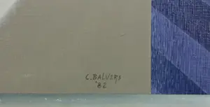 Kees Balvers - Acryl op doek,Marionet - Ingelijst kopen? Bied vanaf 150!
