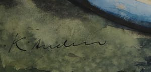 Kees Andrea - Aquarel, Stilleven met koffiekan - Ingelijst kopen? Bied vanaf 35!