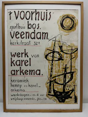 AcheterKarel Arkema - Collage - Karel en Henny Arkema - Groninger Ploeg? Enchérissez de 250!