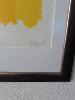 Karel Appel - personage rouge et jaune kopen? Bied vanaf 750!