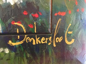 Peter Donkersloot - Ingeschilderd Giclée op Linnen - Koe kopen? Bied vanaf 995!