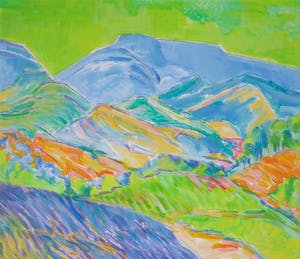 Joe Wols - Acryl op papier, Monte de la Lance kopen? Bied vanaf 1!