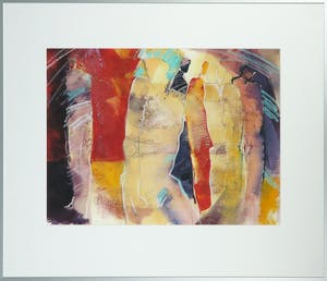 Marjan Nagtegaal - Gemengde techniek op papier, Zonder Titel - Ingelijst kopen? Bied vanaf 35!