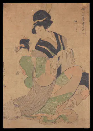 Niet of onleesbaar gesigneerd - Houtdruk, geen titel kopen? Bied vanaf 1!