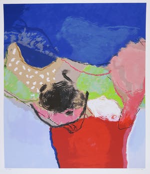 Henk van Vessem - Zeefdruk, Zonder titel kopen? Bied vanaf 1!