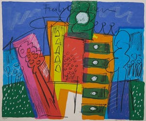 Frank Lengvenius - Zeefdruk, Zonder titel kopen? Bied vanaf 1!