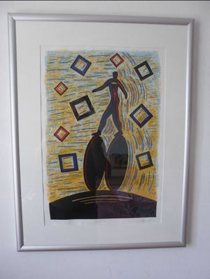 Hans Wap - litho: Wheels - 1995 kopen? Bied vanaf 10!