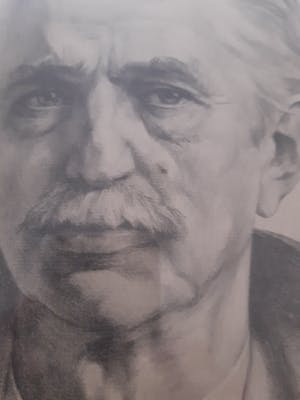 Dirk Harting - Portret van schilder Oscar Mendlik kopen? Bied vanaf 1!