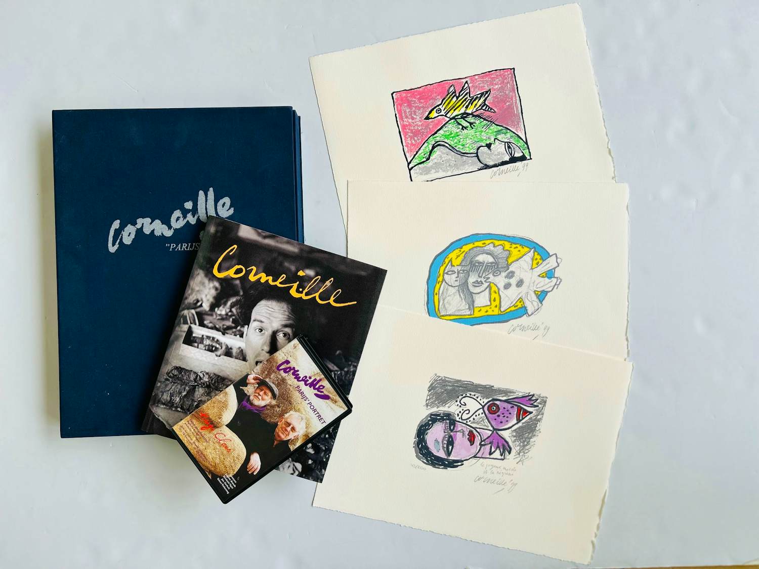 Corneille - box met boek en documentaire en toegevoegd drie grafische bladen kopen? Bied vanaf 395!