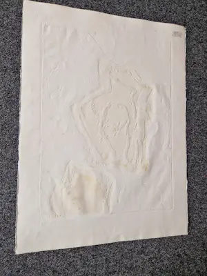 Cees Kortlang - Grote handgekleurde reliëf Ets/aquatint - potloodges. - zeer kleine oplage (10) kopen? Bied vanaf 59!