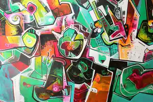 Simeon Gonzales - Habitación Interior - A01 180 x 250 cm verkocht voor € 500!