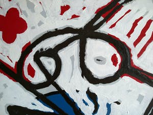 Jack Vissers - Constellatie nr. 14 - acryl op canvas kopen? Bied vanaf 395!
