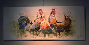 Caspar van Houten - Drie kippen kopen? Bied vanaf 225!