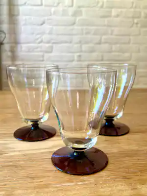 Willem Rozendaal - Set van 3 “Campanula” glazen, Kristalunie Maastricht door W.J.Rozendaal uit 1935 kaufen? Bieten Sie von 45!