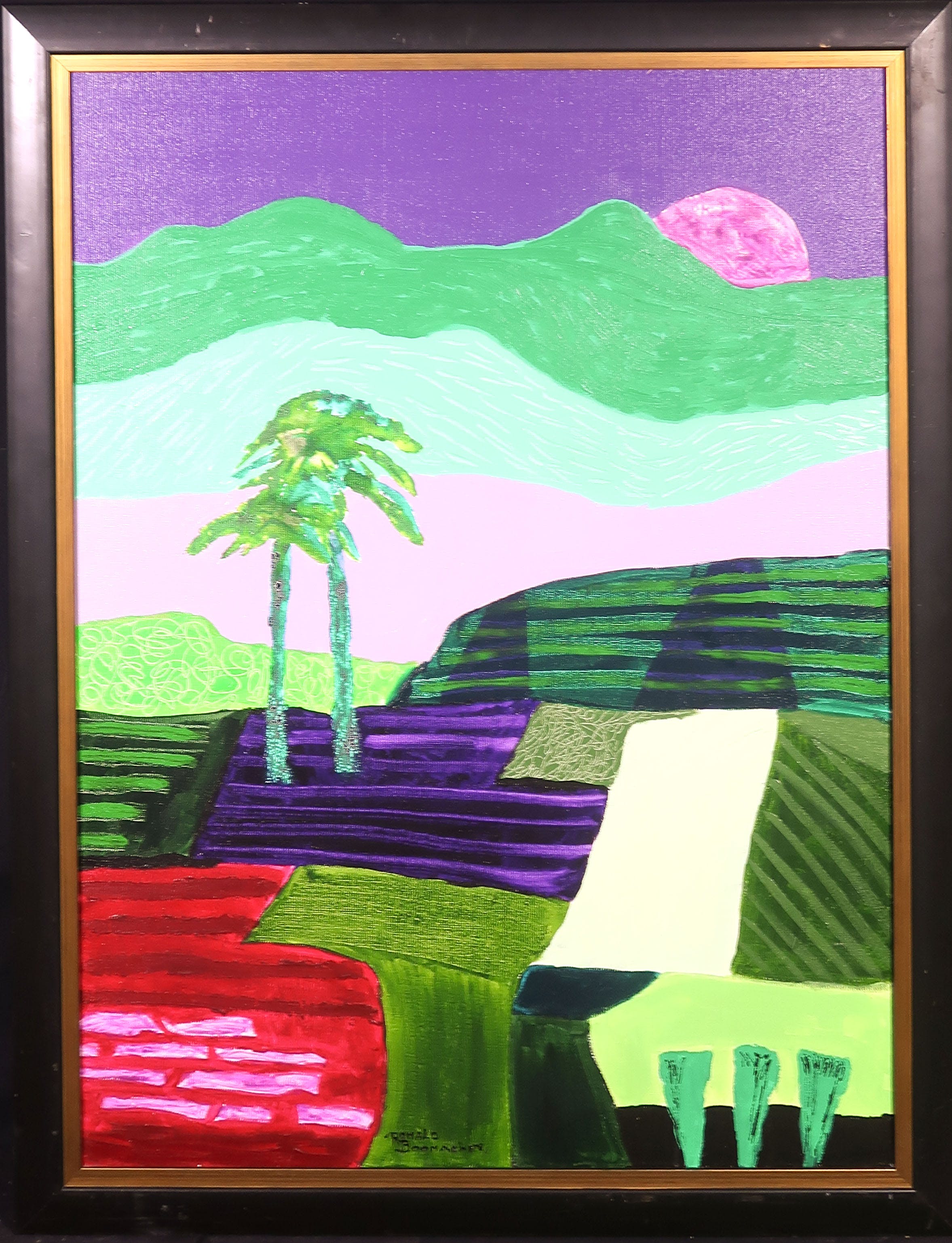 Ronald Boonacker - Acryl op doek, Bali 2 - Ingelijst kopen? Bied vanaf 200!
