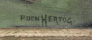 Piet den Hertog - Olieverf op doek, Stilleven - Ingelijst kopen? Bied vanaf 1!