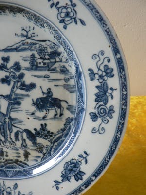 Curiosa - Landschapsbord - 18e eeuw - China kopen? Bied vanaf 1!