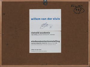 Willem van der Sluis - Gemengde techniek op papier, Zonder titel - Ingelijst kopen? Bied vanaf 50!