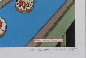 Theo van den Boogaard - Piëzografie, Dat is er een van Tempo-Team (Bakkerij) - Ingelijst kopen? Bied vanaf 1!