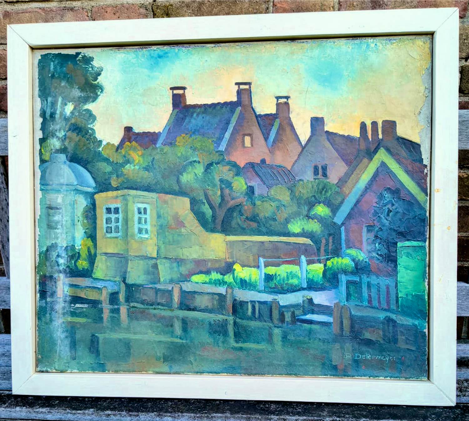 Paul Determeyer - Dorpsgezicht, vermoedelijk Loenen aan de Vecht kopen? Bied vanaf 40!