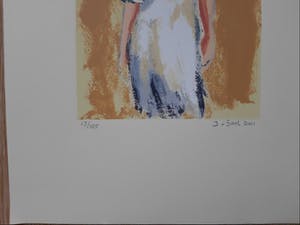 Jose van Gool - Vrouw in witte jurk kopen? Bied vanaf 45!