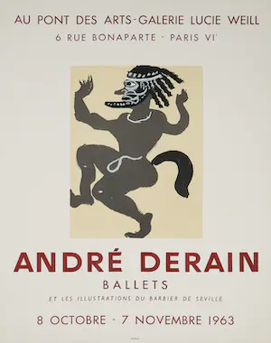 Andre Derain - Affiche - Ballets Galerie Lucie Weill kopen? Bied vanaf 1!