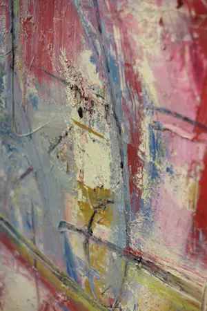 Angelos Tassopoulos - Olieverf op doek, Abstracte compositie - Zeer groot kopen? Bied vanaf 500!