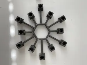 Jens Quistgaard - 4 Spider brutalist kandelaars voor Paro Design Denmark kopen? Bied vanaf 60!