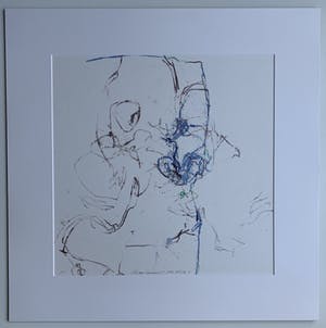 Ad van Liempt - krijttekening op papier | 'Nov '94 No.1' | 1994 kopen? Bied vanaf 70!