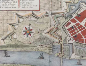 Isaac Tirion - Arnhem, Grondtekening der stad Anhem, Oude Gravure J.C. Philips 1749 kopen? Bied vanaf 40!