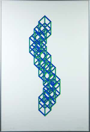 Joost Baljeu - Zeefdruk, F8 - Ingelijst verkocht voor € 50!