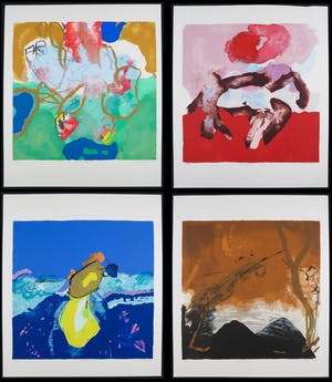 Henk van Vessem - Zeefdruk (Vierluik), De vier seizoenen kopen? Bied vanaf 1!