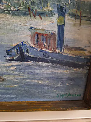 Jan Kelderman - Havengezicht Amsterdam kopen? Bied vanaf 30!