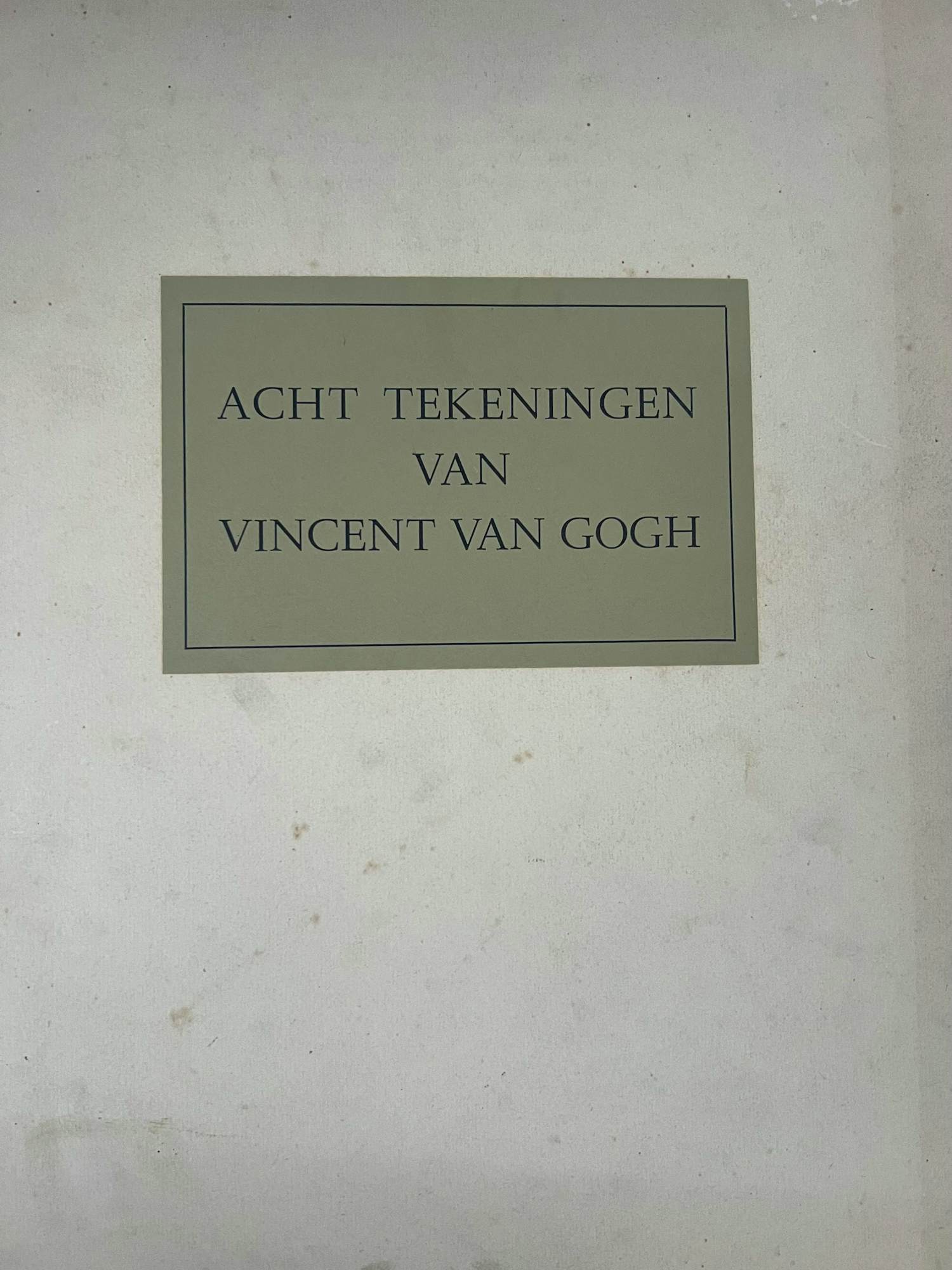 Vincent van Gogh - Acht tekeningen kopen? Bied vanaf 75!