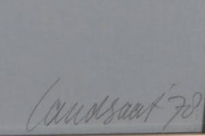 Hans Landsaat - Zeefdruk, Zonder titel - Ingelijst kopen? Bied vanaf 40!
