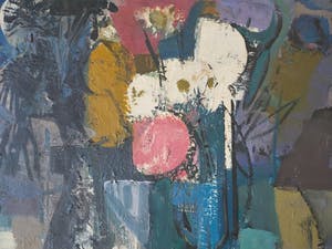 Frans Hollaardt - Abstract-Bloemen kopen? Bied vanaf 450!