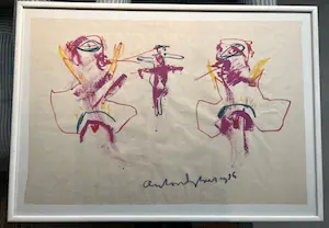 Anton Heyboer - Zelfportret (unica) kopen? Bied vanaf 175!